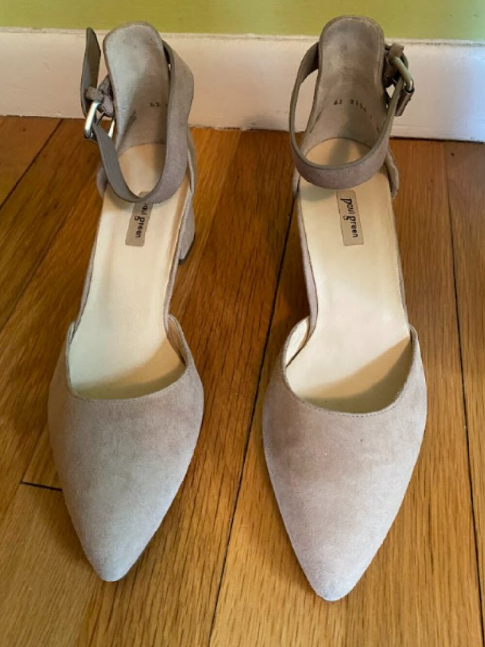 Paul Green Beige Block Heel